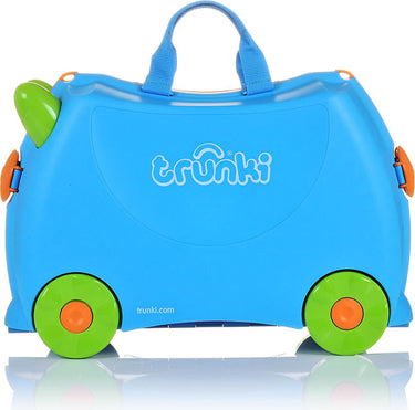 Ride-on kids suitcase - Terrance Blue